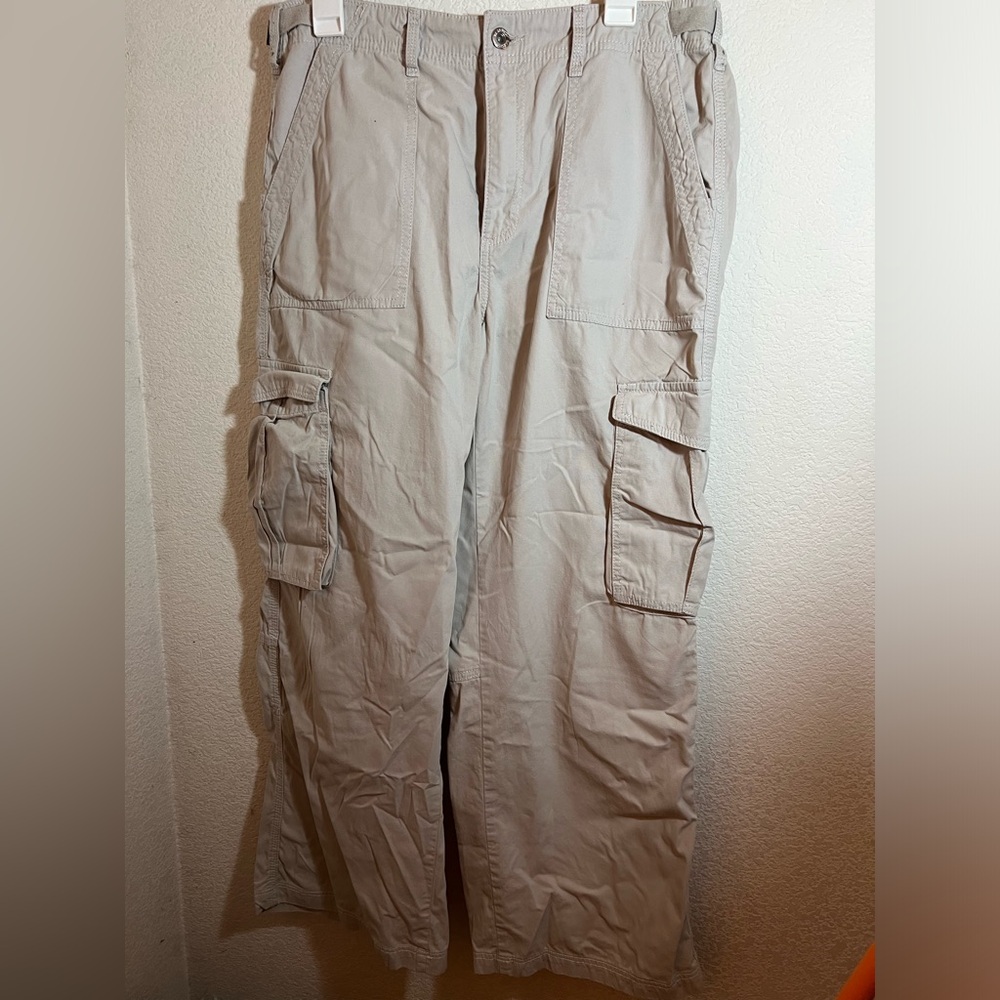 Bershka Tan Cargo Straight